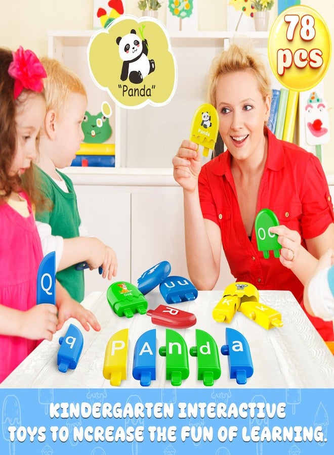 CPSYUB Alphabet Learning Toys Ice Cream ABC Letter Matching Toy Preschool Educational Montessori Toy Smart Color Sorting Kids Christmas Gift for Boys Girls Age 2 3 4 5+ - Image 2