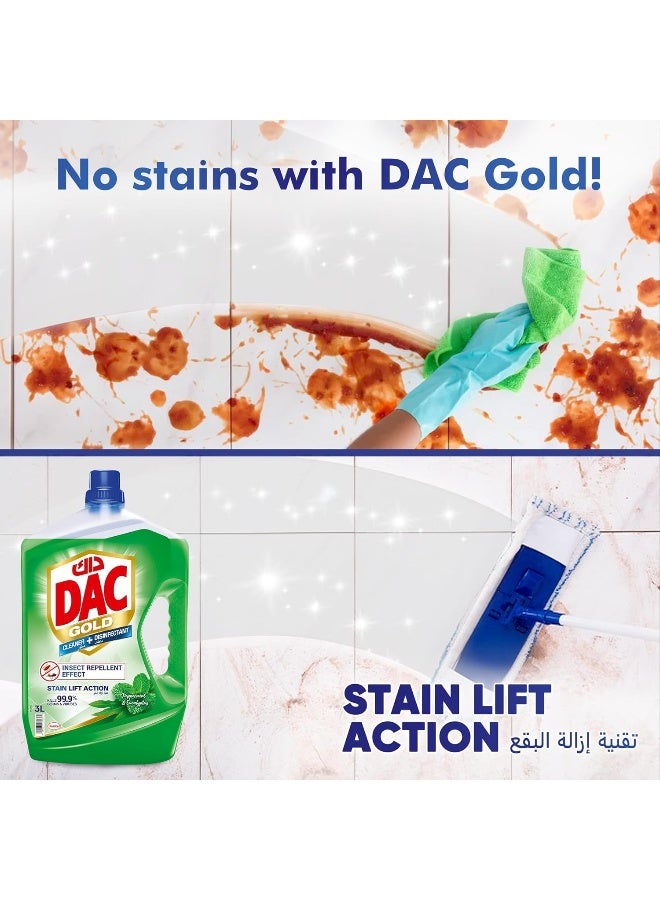 Dac DAC Gold Peppermint & Eucalyptus Disinfectant 3Litre  - Image 4