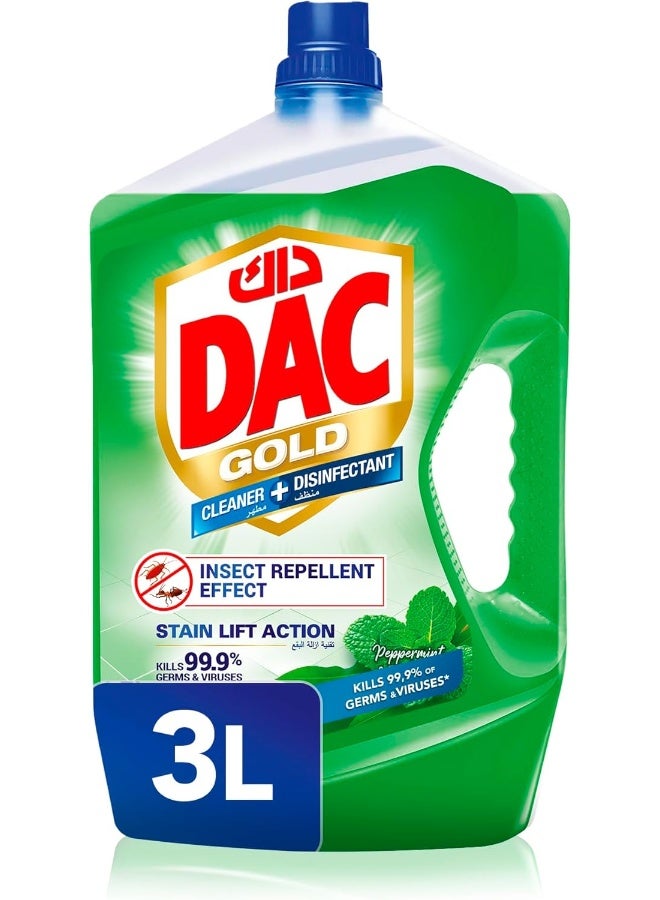 Dac DAC Gold Peppermint & Eucalyptus Disinfectant 3Litre  - Image 1