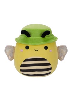 Squishmallows 7.5 inch Little Plush Sunny the Yellow Honey Bee with Green Bucket Hat Officially Licensed Kellytoy Plush Toy Colorful Soft Gift for Kids Girls & Boys Washable Squishy Stuff Toy Multicolor All Age  - Image 1