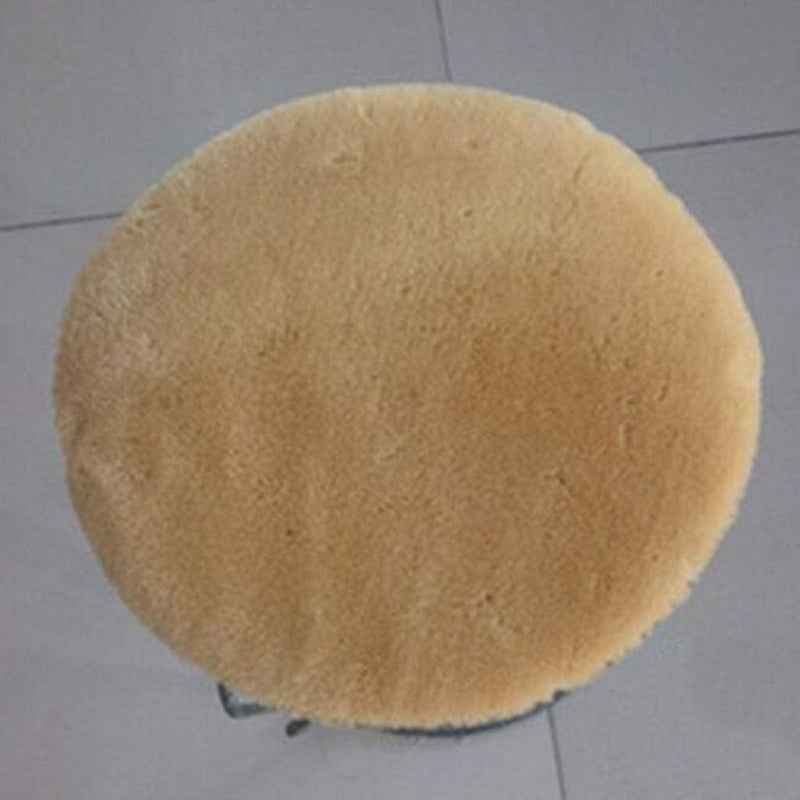 klarako Removable Cushion Seat Pads - 3 Size Optiol - Elastic Slipcover - Garden Patio Stool Cover, Camel, 40cm (16 inch) - Image 2