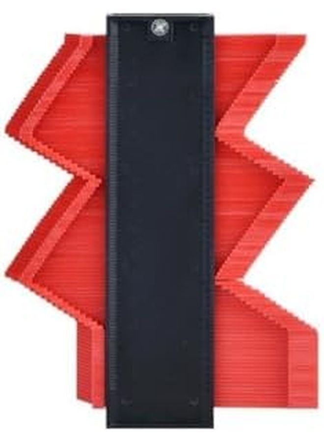 5 بوصة أداة قياس كفاف حمراء مع قفل قابل للتعديل للأشكال غير المنتظمة - Image 2