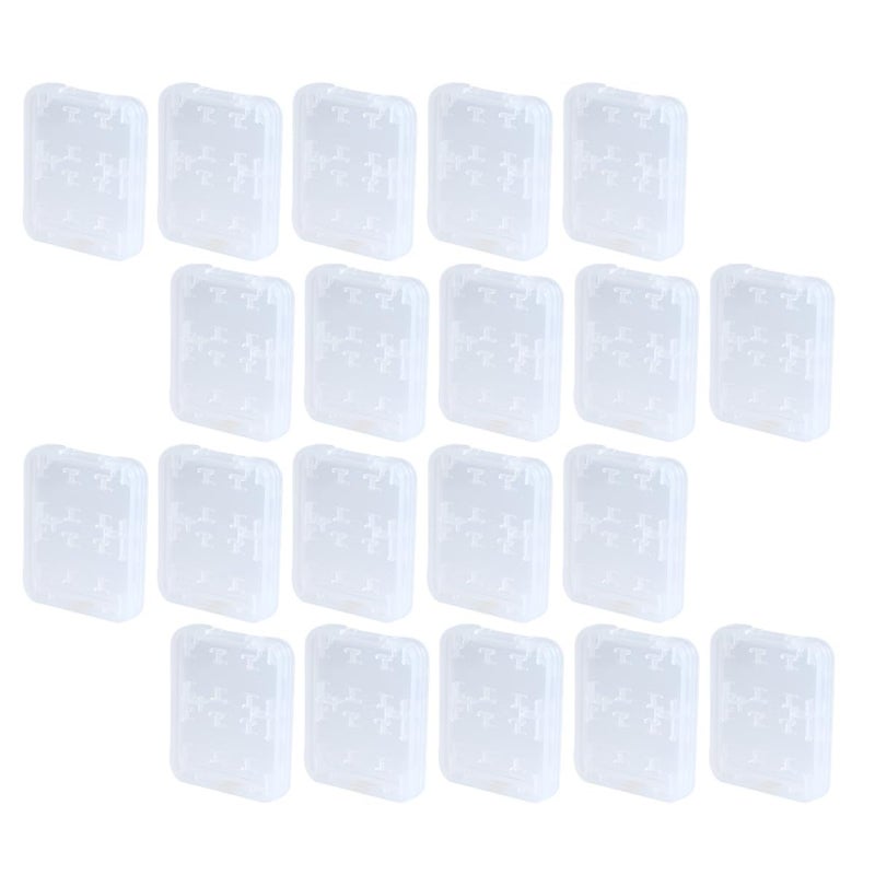 20 Slots Memory Card Case Holder Portable Storage Organizer For SD Micro SD Cards - Image 2
