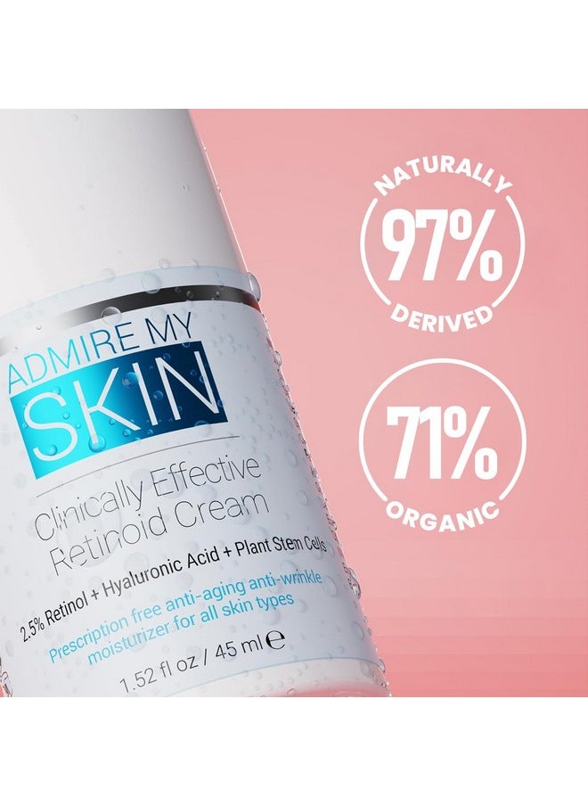 ادماير ماي سكن كريم الريتينويد القوي من Admire My Skin - كريم مرطب مضاد للشيخوخة بالريتينول يساعد على تنظيف البشرة المعرضة لحب الشباب والتخلص من التجاعيد ومنحك توهجًا شبابيًا صحيًا  - Image 4