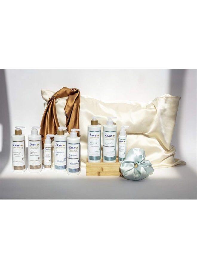 Dove بلسم علاج الشعر للشعر الجاف سبا ترطيب الشعر مع سيروم الهيالورونيك 13.5 أونصة سائلة - Image 3