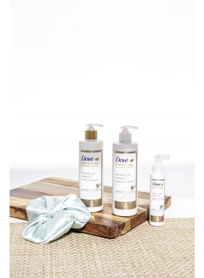 Dove بلسم علاج الشعر للشعر الجاف سبا ترطيب الشعر مع سيروم الهيالورونيك 13.5 أونصة سائلة - Image 5