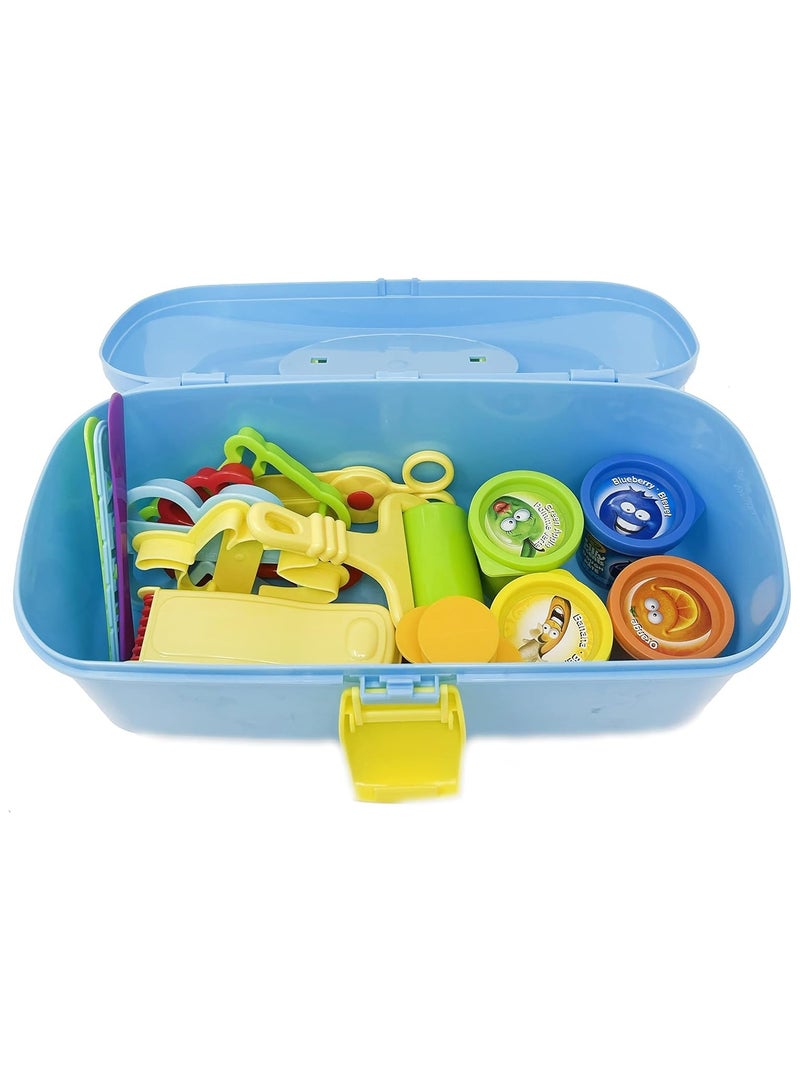 Crayola Silly Scents Tool Box – Scented Playdough Set with 8 Tools, Accessories & 4 Scented Doughs – Creative Sensory Kit for Kids Ages 3+ - Image 2