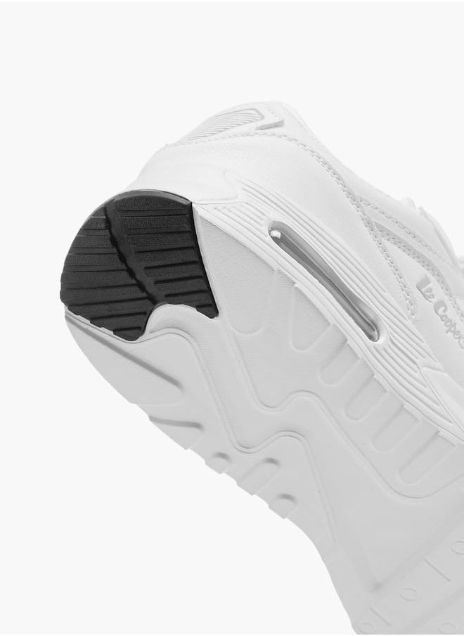 Lee Cooper Men's Logo Detail Sneakers with Lace-Up Closure  - Image 5