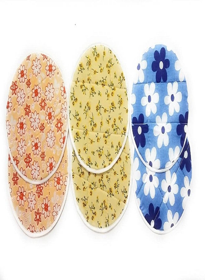 Atipriya Roti Cloth Wrap Rumal Set of 3 pair (Top+Bottam), Chapati cover in Round Style Traditional Kitchen Napkin (Color Print May vary) Keep Roti-Chapati Fresh - Image 2