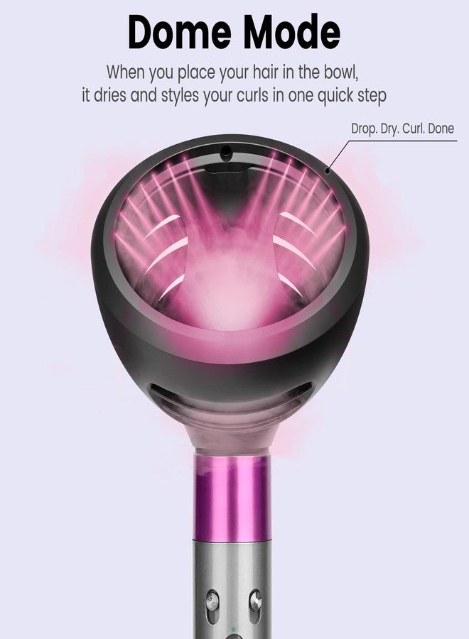 PUREGUST Wave Curl Diffuser Attachment for Dyson Airwrap, Two Airflow Dome Diffuse Modes for Air wrap HS01 HS05, Hair Diffuser to Dry Hair Quickly and Enhance Curl - Image 4