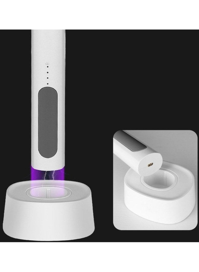 مصباح طارد للبعوض 2 في 1، يعمل بالشحن عبر منفذ USB للاستخدام الداخلي والخارجي، طارد للبعوض صامت، أبيض - Image 5