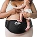 Relief Expert CSection Hot Cold Therapy Belly Binder Reusable Solid Gel Ice Pack with Soft Lycra Cover Adjustable Abdominal Wrap for PostOp Recovery and Kicks ProtectionBlack - Image 1