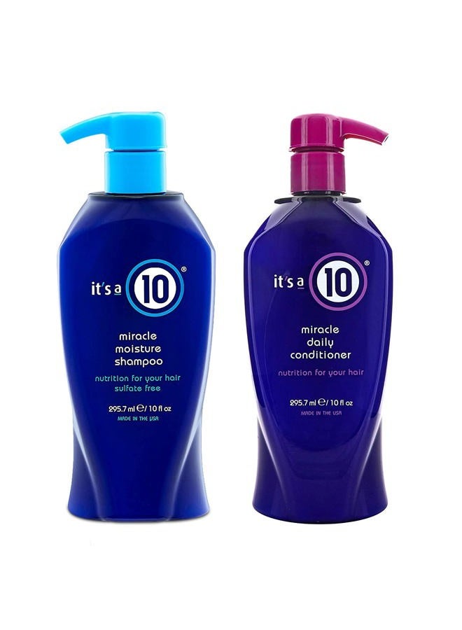 It's a 10 Miracle Daily 10 Oz. Shampoo and 10 Oz. Conditioner Combo Deal - Image 1