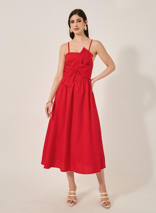 Styli Bow Accent Dress  - Image 2