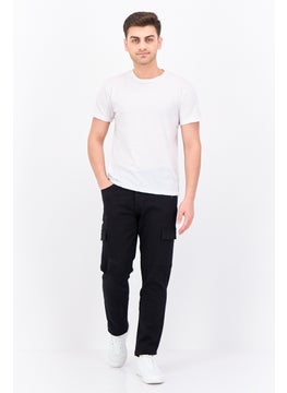 Men Tapered Fit Plain Stretchable Cargo Pants, Black - pzsku/Z5AFBF470880CEAB422D2Z/45/_/1739455692/06c73517-c59f-454a-8047-c1513b48de9e