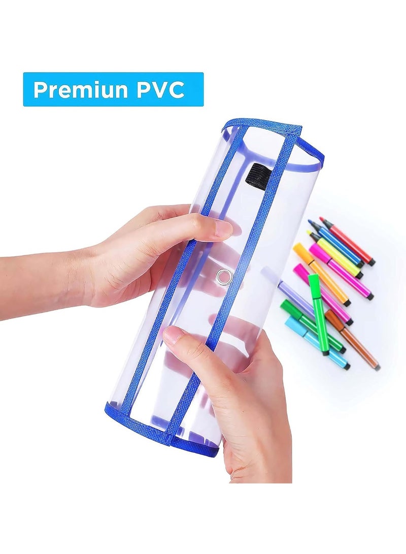 أظرف الكتابة القابلة للمسح، 6 قطع - أغلفة بلاستيكية قابلة لإعادة الاستخدام، شفافة للكتابة والمسح، مثالية لتنظيم الفصل والمكتب والمنزل - Image 4