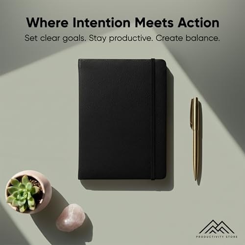 PRODUCTIVITY STORE Dated, 2026 Planner, 5.8” x 8.3” - The #1 Productivity Planner to Achieve Your 2026 Goals - Planner 2026-2027 by PRODUCTIVITY STORE (A5, BLACK) - Image 2