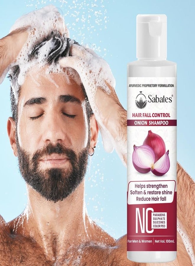 شامبو ساباتس بالبصل للشعر، لشعر منتعش وقوي ولامع | خالٍ من الكبريتات | مغذي ومرطب | شامبو غير لزج للشعر | لطيف بما يكفي للاستخدام اليومي | مستخلصات طبيعية 100% - Image 3