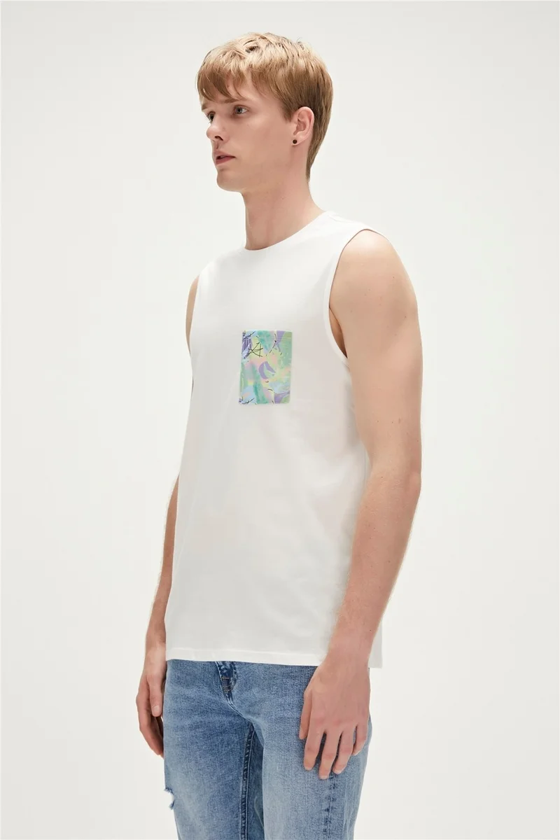 باد بير MONSTERA TANK-TOP ORANGE Men's Undershirt 23.01.23.004-C04