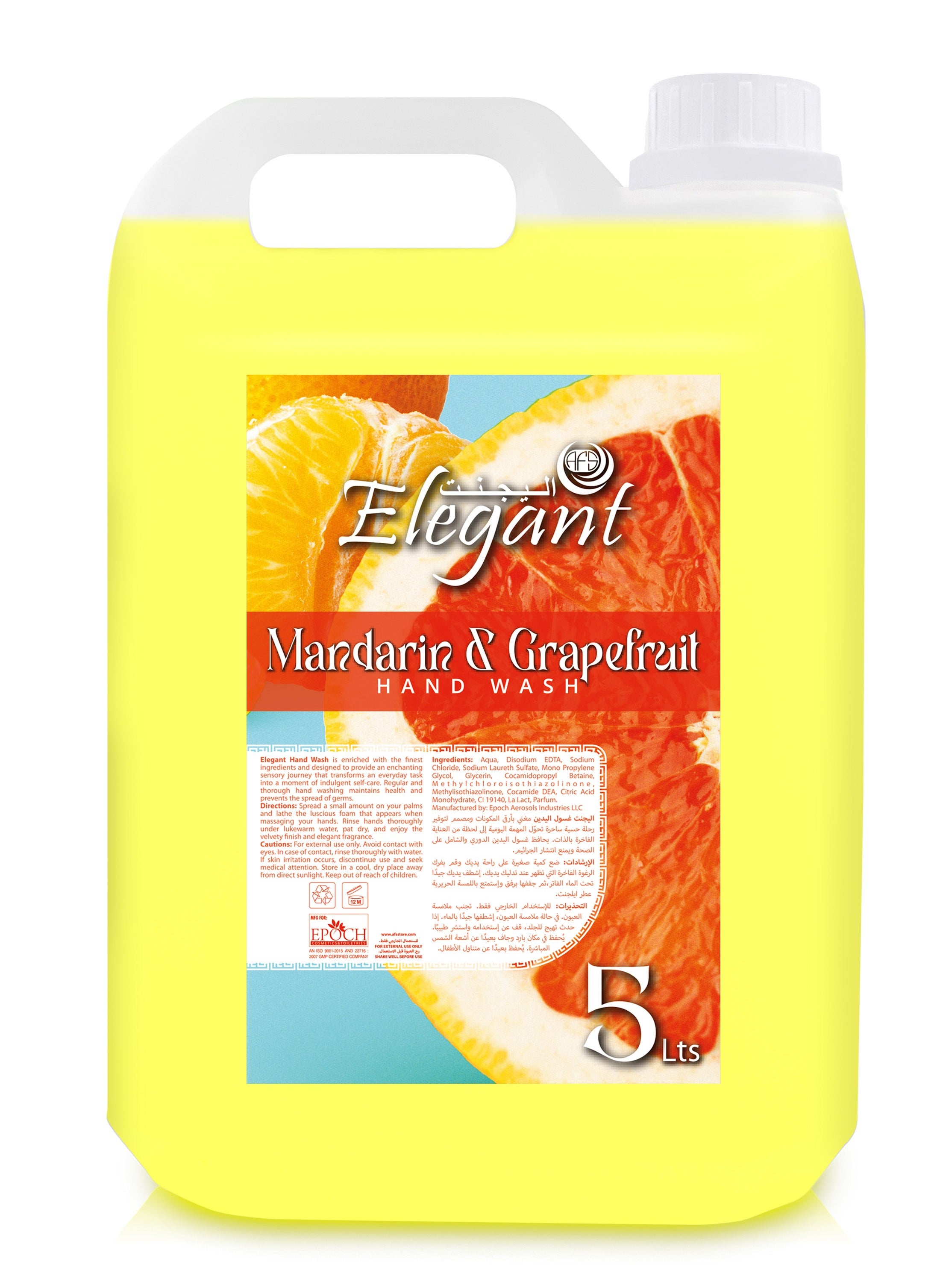 Elegant Mandarin and Grapefruit HandWash Refill 5 Liter 