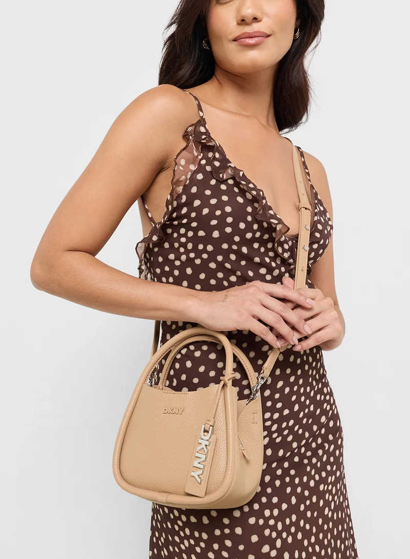 DKNY Logo Capri Shoulder Bag