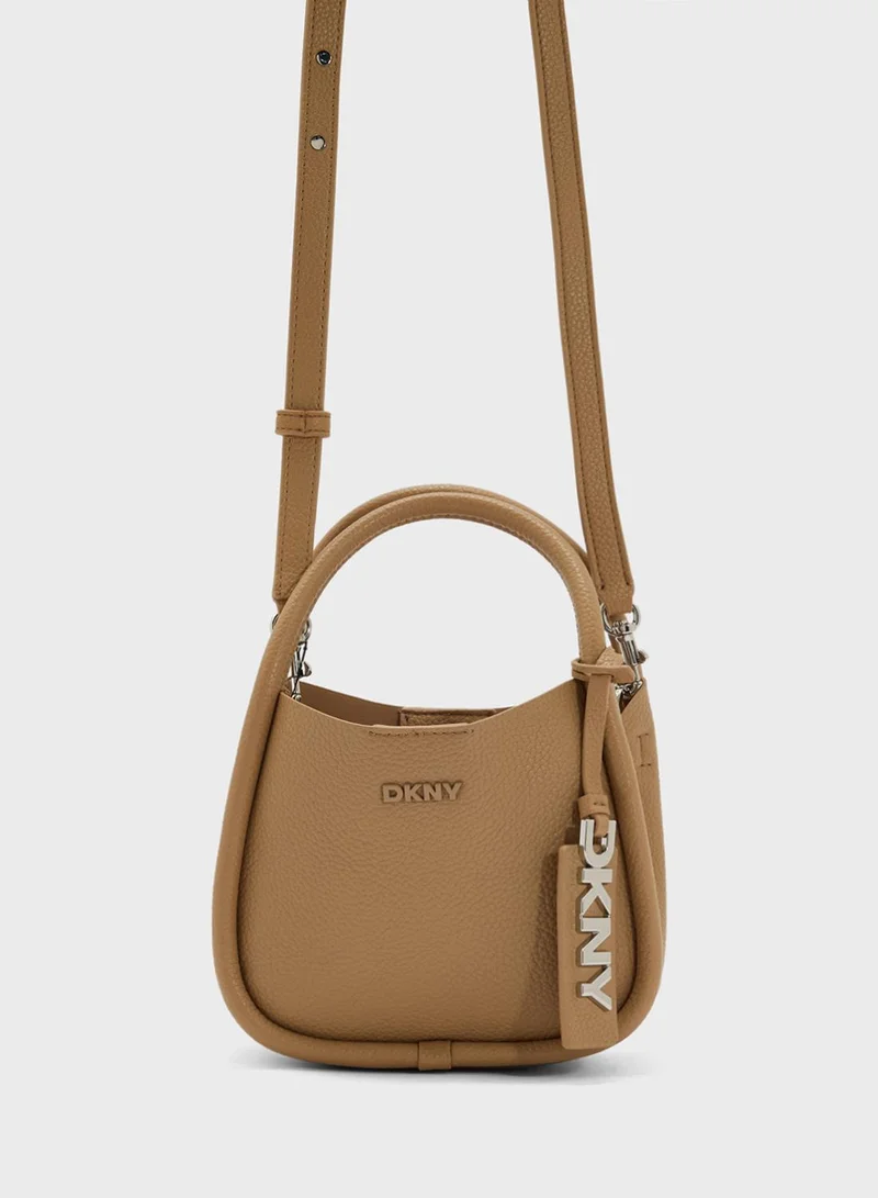 DKNY Logo Capri Shoulder Bag