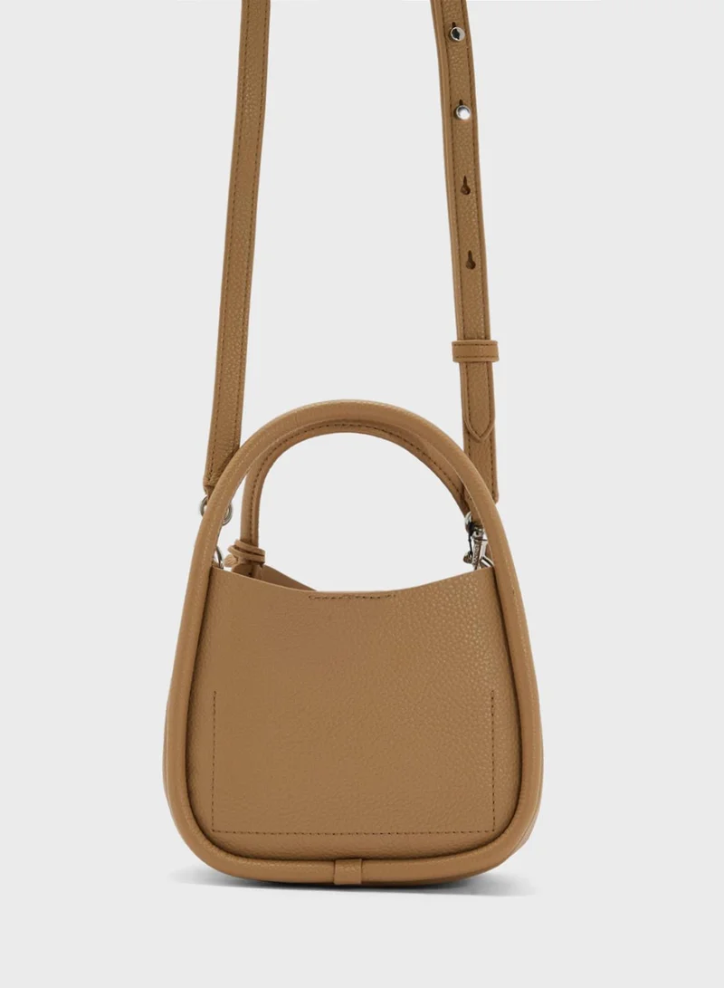 DKNY Logo Capri Shoulder Bag