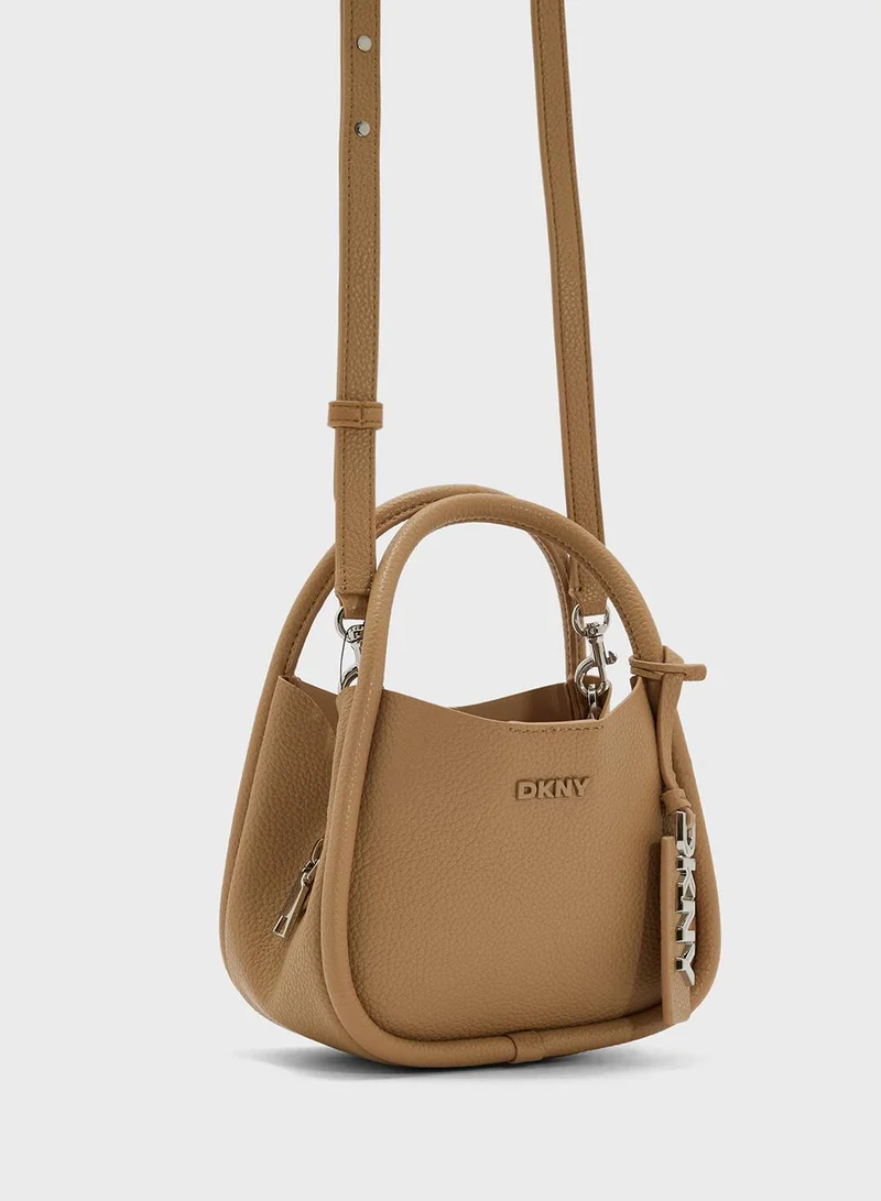 DKNY Logo Capri Shoulder Bag