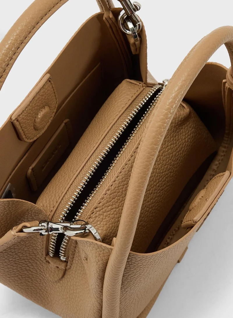 DKNY Logo Capri Shoulder Bag