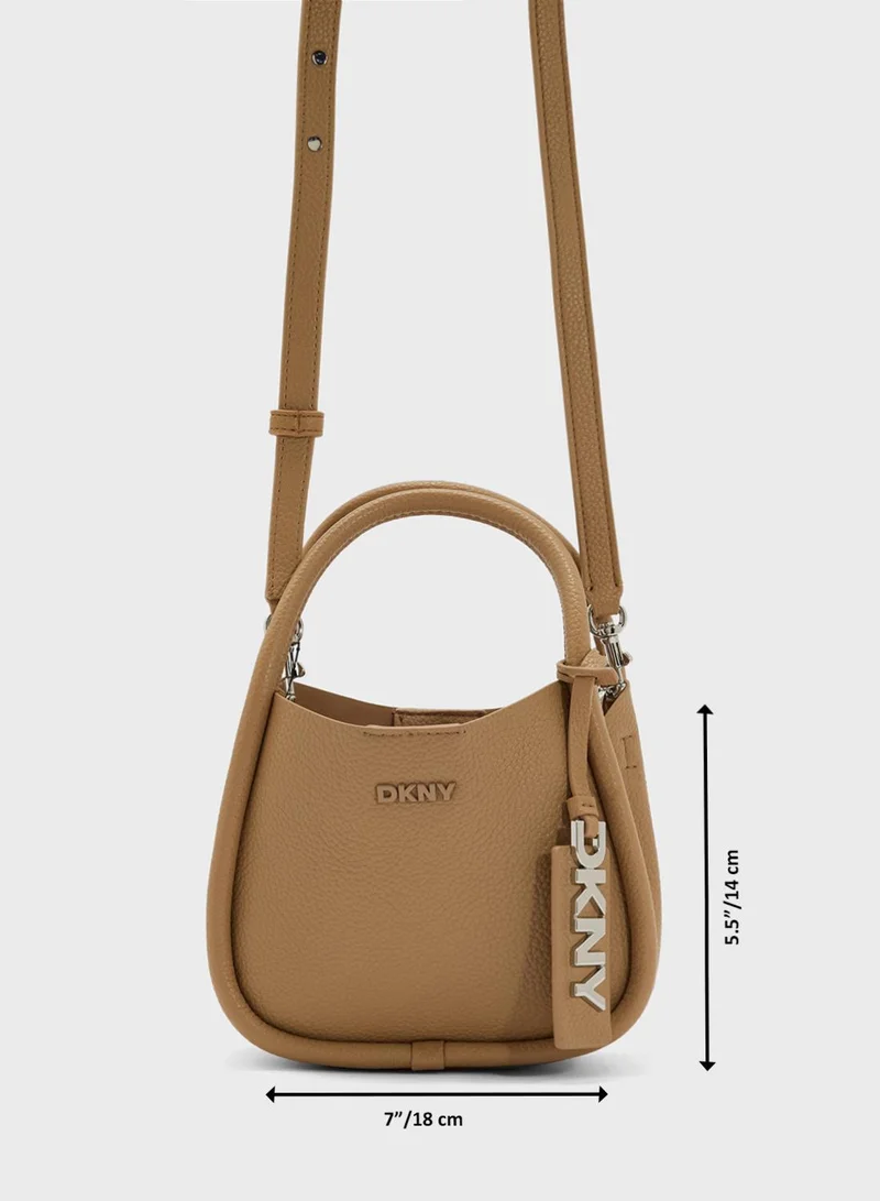 DKNY Logo Capri Shoulder Bag