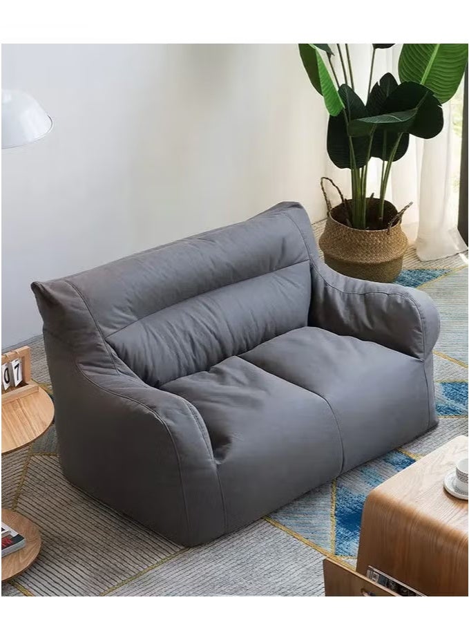 وسادة فاصولياء، خفيفة الوزن، مقعد لاثنين، كيس فاصولياء، كبير جداً، أريكة فاصولياء، تخفيف التعب، وسادة أريكة، قابلة للإزالة، قابلة للغسل، يمكن استخدامها كمسند ذراع من الجانبين، أريكة زاوية، أريكة بتصميم رقعة، أريكة صغيرة يمكنك الاستلقاء عليها والنوم في الشرفة، أريكة ناعمة. - Image 3