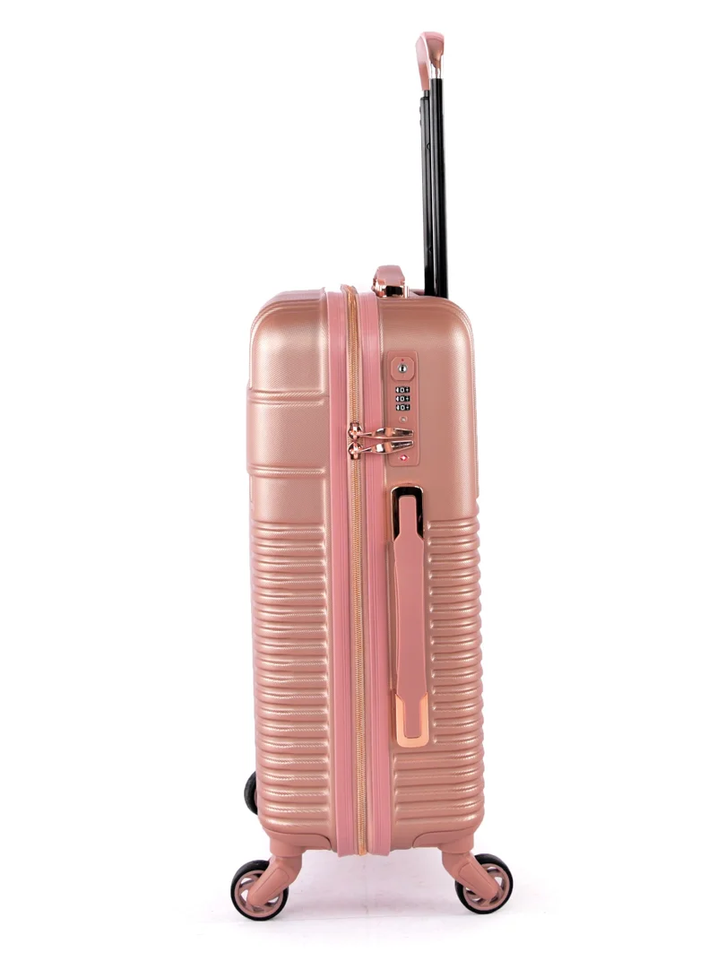 Track Track Hard Carry On Cabin Luggage ABS Trolley Travel Bag with TSA Lock & Smooth Wheels, Lightweight and Durable, 20 Inch, HK222-20