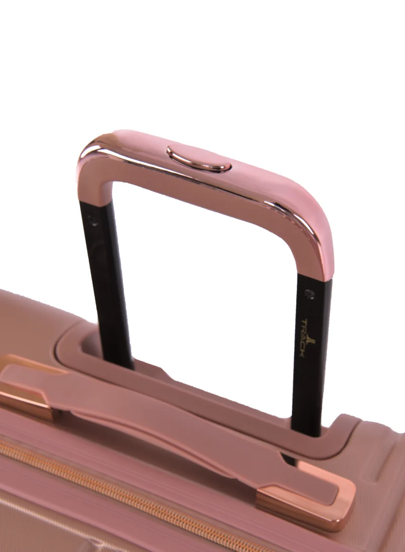 Track Track Hard Carry On Cabin Luggage ABS Trolley Travel Bag with TSA Lock & Smooth Wheels, Lightweight and Durable, 20 Inch, HK222-20