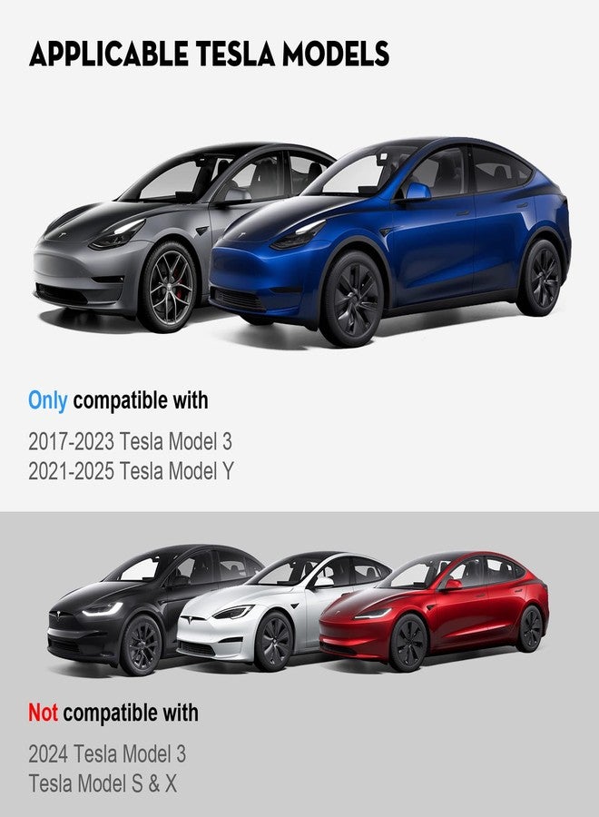 KUNIST Silicone Phone Mount Holder for Tesla Model Y 2021-2025 and 2017-2023 Model 3 Accessories (Non Destructive) - Image 3