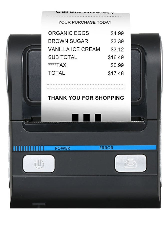 NIBEMINENT Portable Mini Wireless Thermal 80mm High BT Quality Printer Receipt For Mobile Multicolour  - Image 3