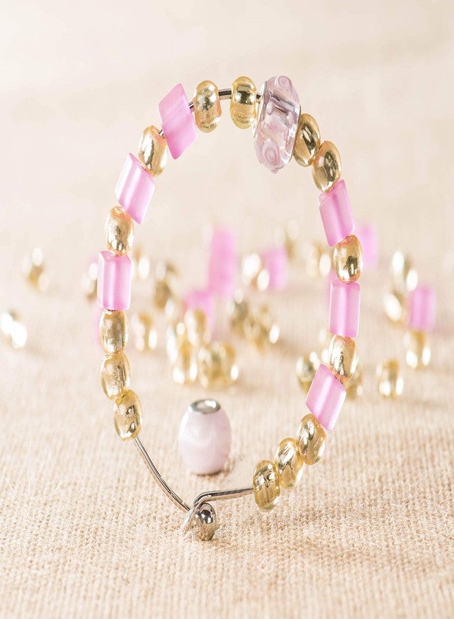 Craftabelle - All You Bijou Creation Kit - Bracelet Making Kit - 120pc Jewelry Set with Glass Beads - DIY Jewelry Kits for Kids Aged 8 Years + - Image 5