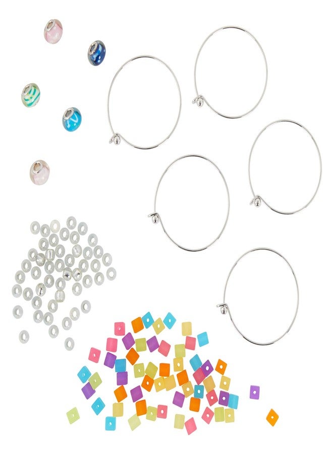 Craftabelle - All You Bijou Creation Kit - Bracelet Making Kit - 120pc Jewelry Set with Glass Beads - DIY Jewelry Kits for Kids Aged 8 Years + - Image 2