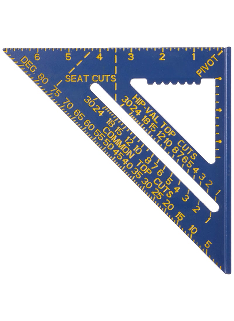 IRWIN IRWIN Tools Rafter Square, Hi-Contrast Aluminum, Blue, 7-Inch (1794463)  - Image 4