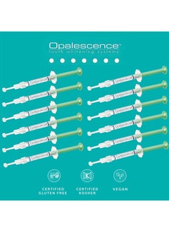 Opalescence 20% Gel Syringes Teeth Whitening - Refill Kit (6 Packs / 12 Syringes) Carbamide Peroxide. Made by Ultradent, in Mint Flavor. Tooth Whitening - B-5196-6  - Image 3