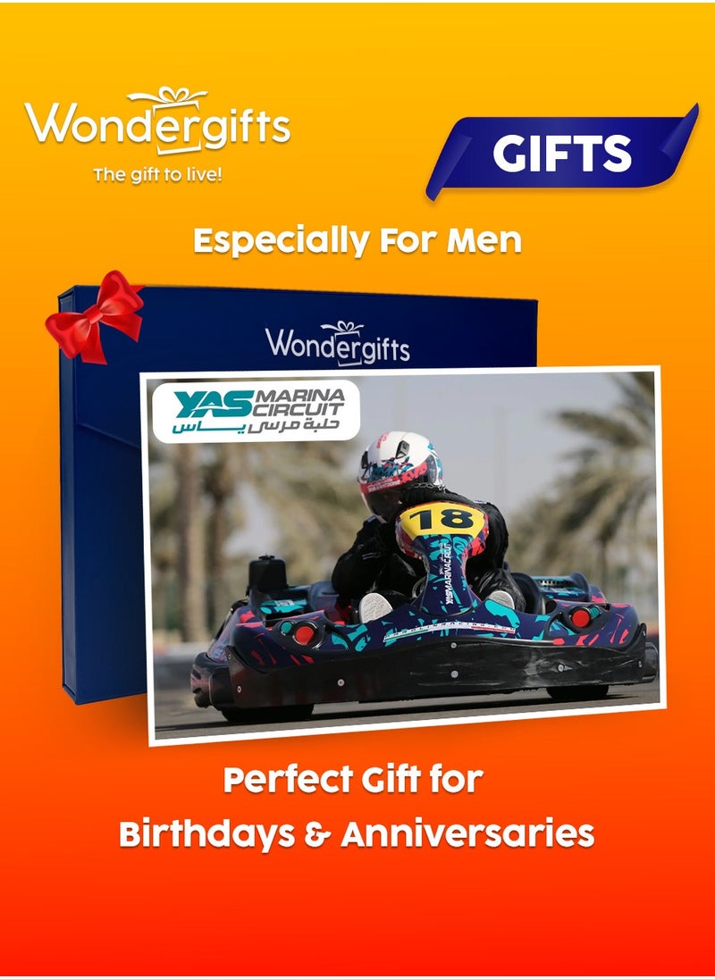 Wondergifts Go-Karting Gift Experience at Yas Marina Circuit | High-Speed Track Session in Abu Dhabi | Birthday Gift | Gift for Men | Gift For Him  - Image 1