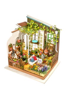 Rolife Dollhouse Diy Miniature Set Garden House Led Model Building Kit Hobby Crafthome Decor Christmas Birthday Gifts For Boys Girls Women Friends (Miller'S Garden)  - Image 1
