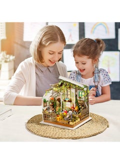 Rolife Dollhouse Diy Miniature Set Garden House Led Model Building Kit Hobby Crafthome Decor Christmas Birthday Gifts For Boys Girls Women Friends (Miller'S Garden)  - Image 5