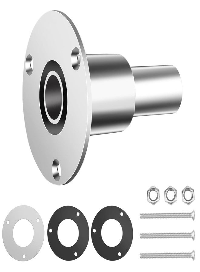 Linkstyle Thru Hull Exhaust Skin，Fitting 24mm Tube Pipe Stainless Steel 316, for Webasto Eberspacher Diesel Parking heaters (Straight) - Image 1