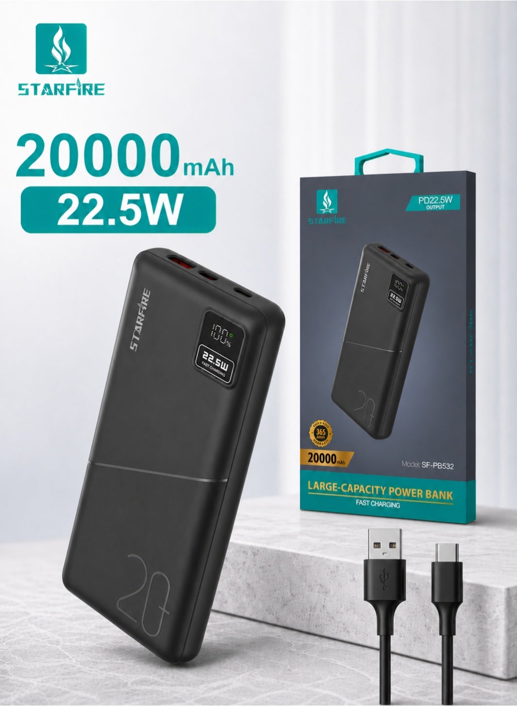 starfire Starfire Power Bank micro 22.5W 20000mAh