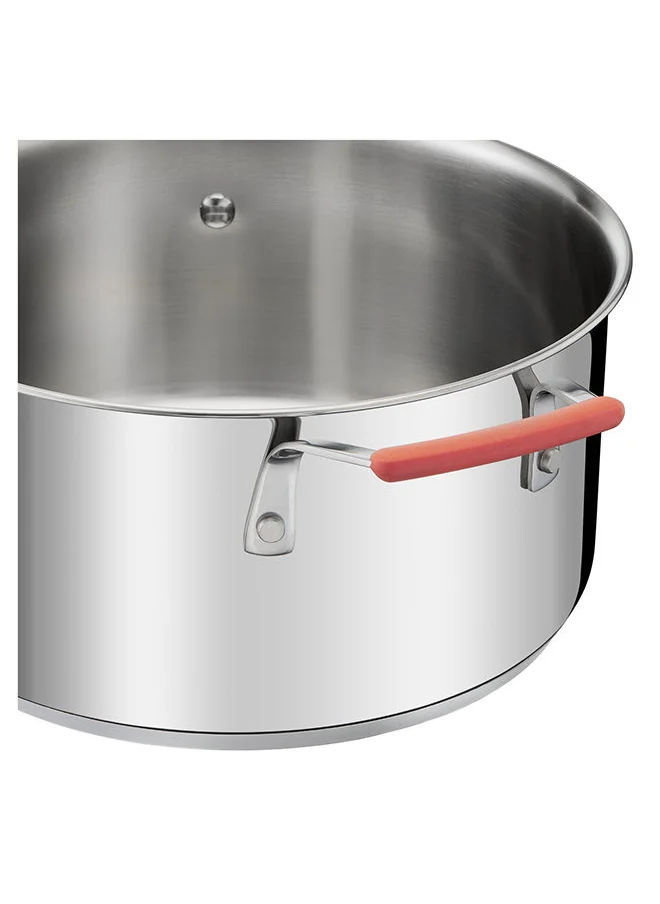 Tefal 6-Pieces Tefal Opti'Space Cookware Set Stewpots With Lids Space Saving Neat Storage Premium-Quality Stainless Steel