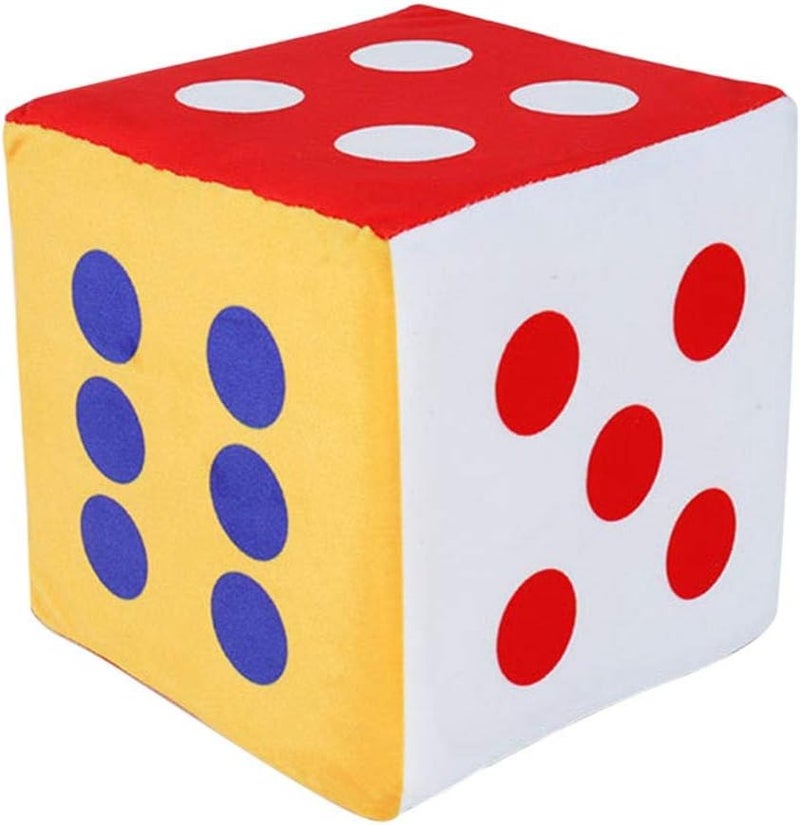 klarako Giant Foam Dice - 15cm - Colorful - Dot Dice, 15cm - Image 1
