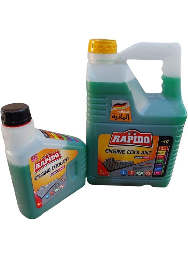 Generic - Special Offer - Rapido coolant 5 L Green + Rabido coolant 1 L Green - Image 1