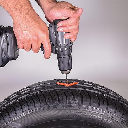 Slime 20502 Tire Plug Drill Bit Kit, All Drills Compatable, Easiest Tire Plug Option, (9-Piece Kit) - Image 5