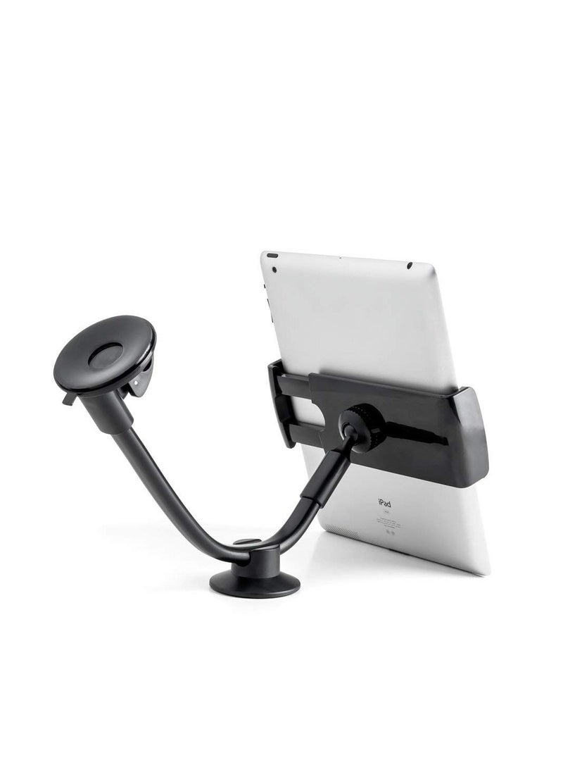 TechnoMounts Car Tablet Holder Gooseneck Tablet Mount Suction Cup Car Phone Mount Flexible Hose Tube 360 Degree Rotation for Sizes 3.5 to 11 Inch Tablets and Mobiles  - Image 4