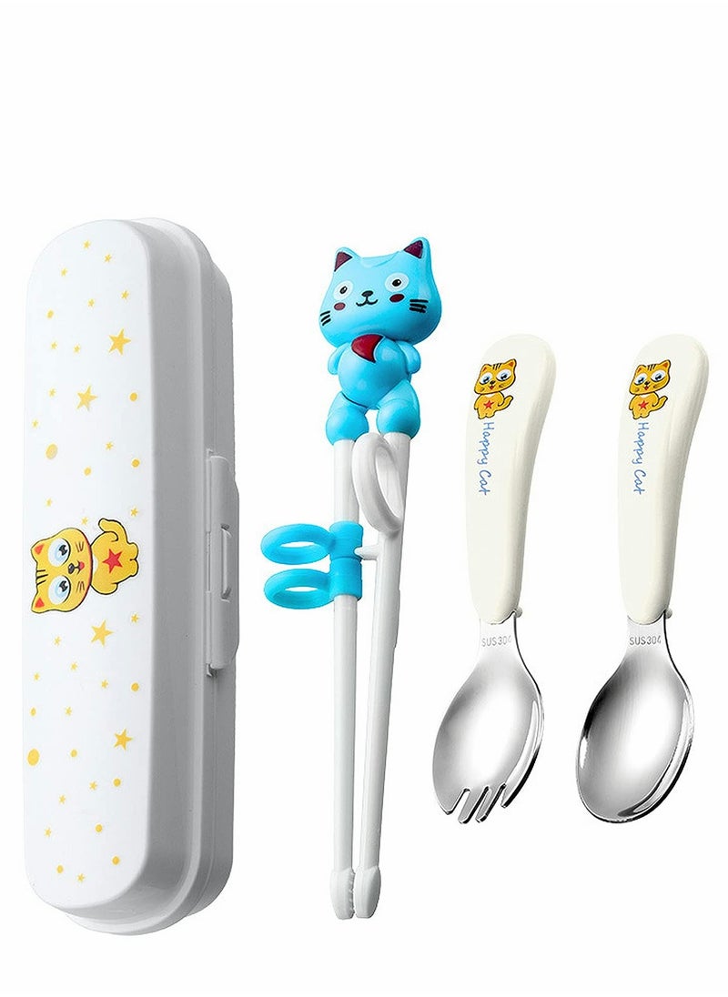 Generic - Kids Training Chopsticks for Beginners, Easy Grip Design with Anti-Dislocation Feature, Includes Portable Storage Box - Image 1